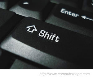 Tecla Shift